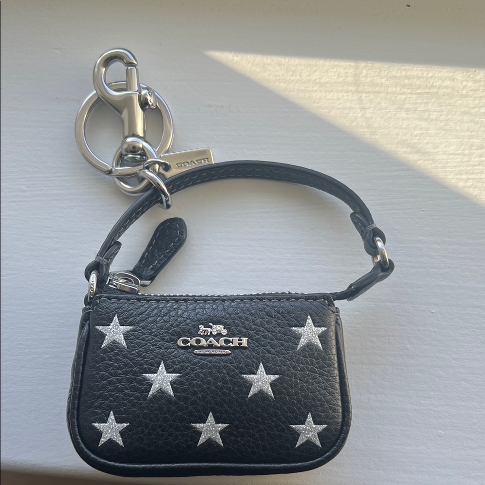 Coach Nolita Charm Black with Silver Stars
